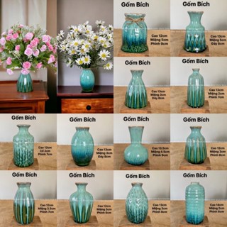 Bình Hoa Lọ Hoa Mini Màu Bạch Ngọc Nhiều Mẫu Cắm Hoa Để Bàn Decor Trang Trí Gốm Sứ Bát Tràng