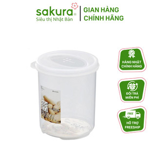Hộp nhựa đựng thực phẩm dáng tròn Inomata