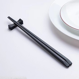Bộ 10 đôi đũa đen móng tay melamine chịu nhiệt