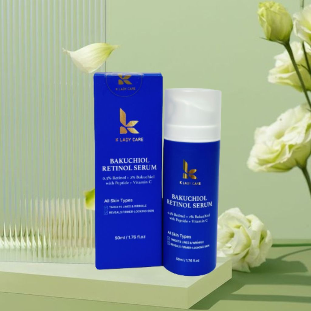 Serum Dưỡng Trắng , Phục Hồi Da K Lady Care Bakuchiol Retinol Serum . .
