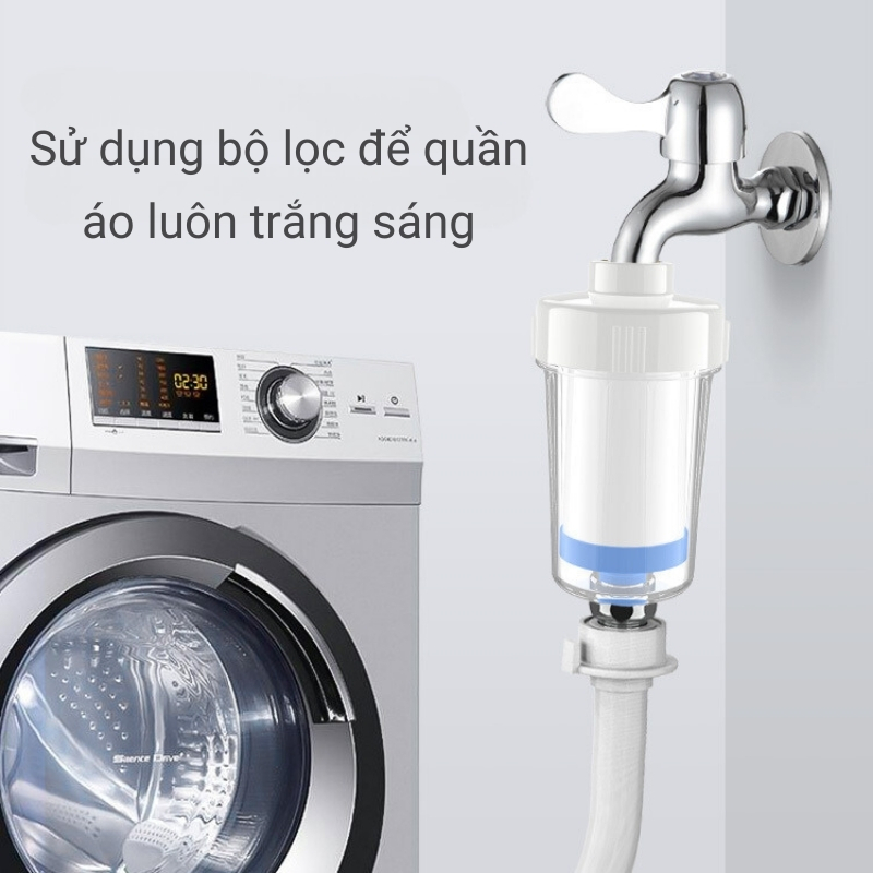 Bộ lọc nước tại vòi đa năng vòi sen, vòi nước, máy giặt thế hệ mới Lumita