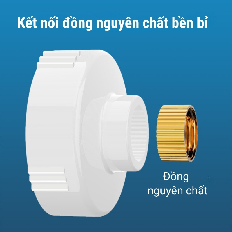 Bộ lọc nước tại vòi đa năng vòi sen, vòi nước, máy giặt thế hệ mới Lumita
