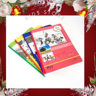 Vở kẻ ngang 200 trang Pupil Bốn mùa Hồng Hà 1002/ vở dành cho học sinh cấp 2