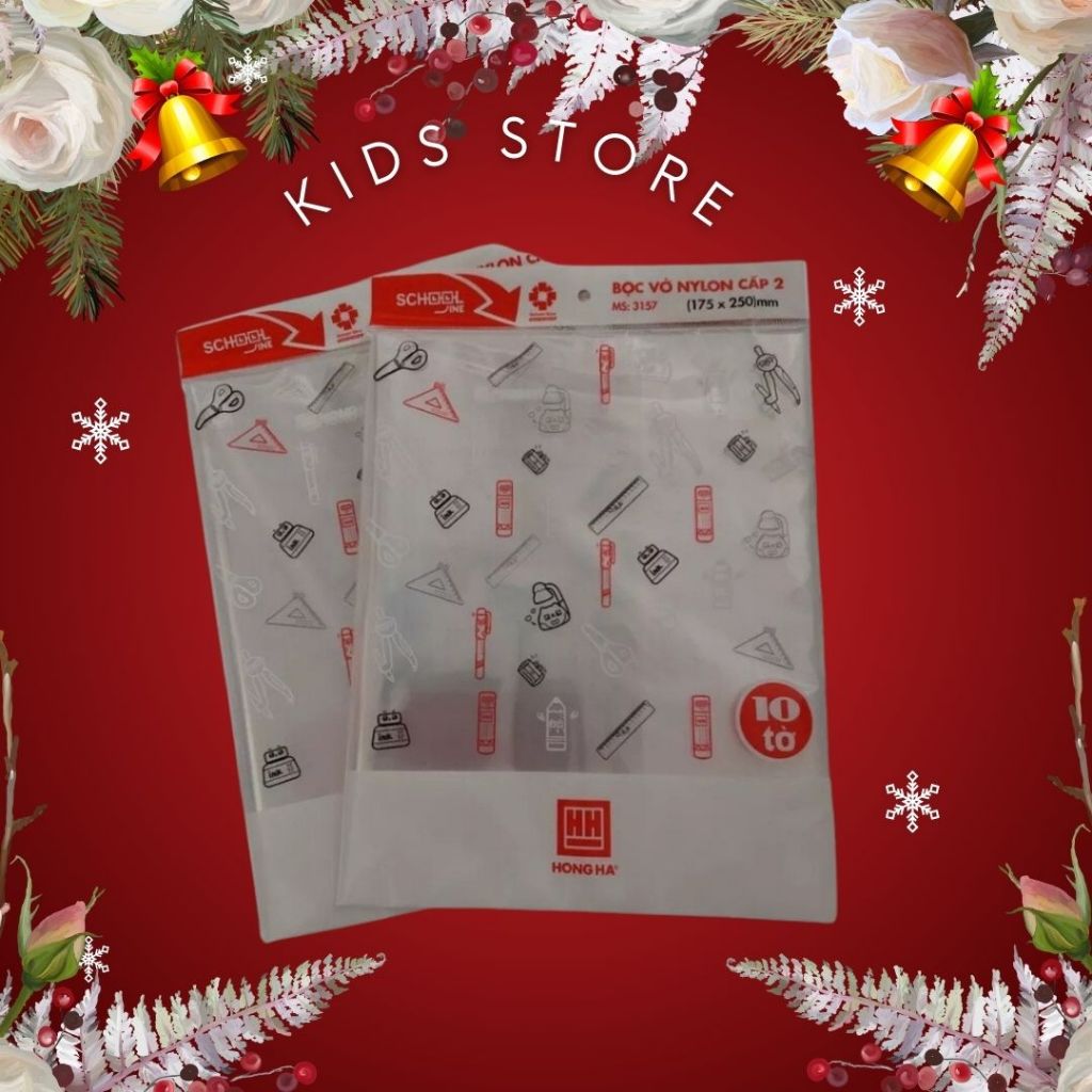 Bọc vở Nilon cấp II Hồng Hà 175x250mm (3157)/ Bọc vở dành cho học sinh cấp 2