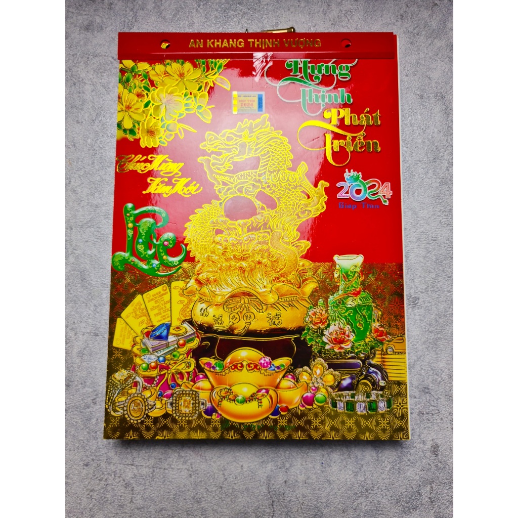 Lịch Bloc Rời 2024 - Bloc Trung Màu  - KVTV11