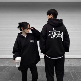 Áo Hoodie Sweater Stu.ssy Kim Tuyến Bạc Lung Linh Lấp Lánh Cực Đẹp Form Rộng Chất Vải Cotton Co Giãn Thoáng Mát Mềm 