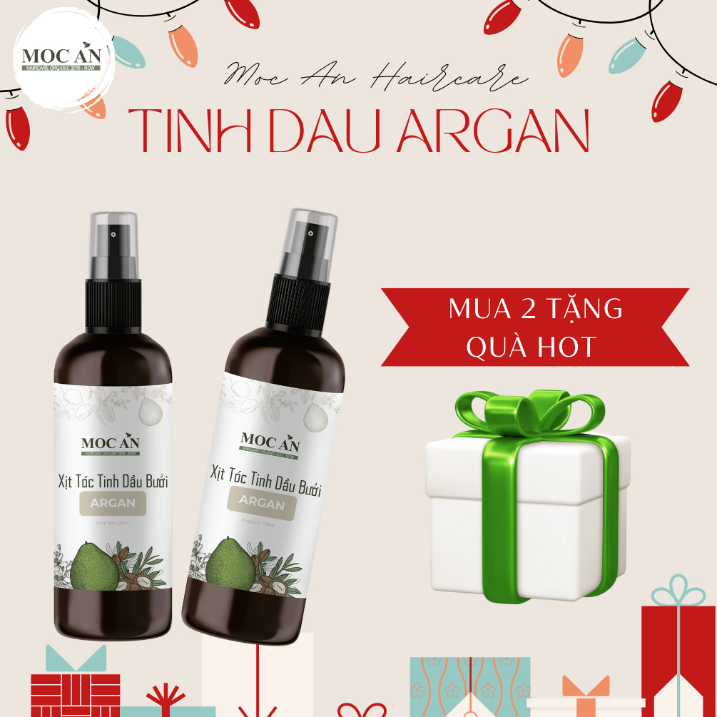 Xịt Bưởi Tinh Dầu Argan [120ML] Mộc Ân Haircare