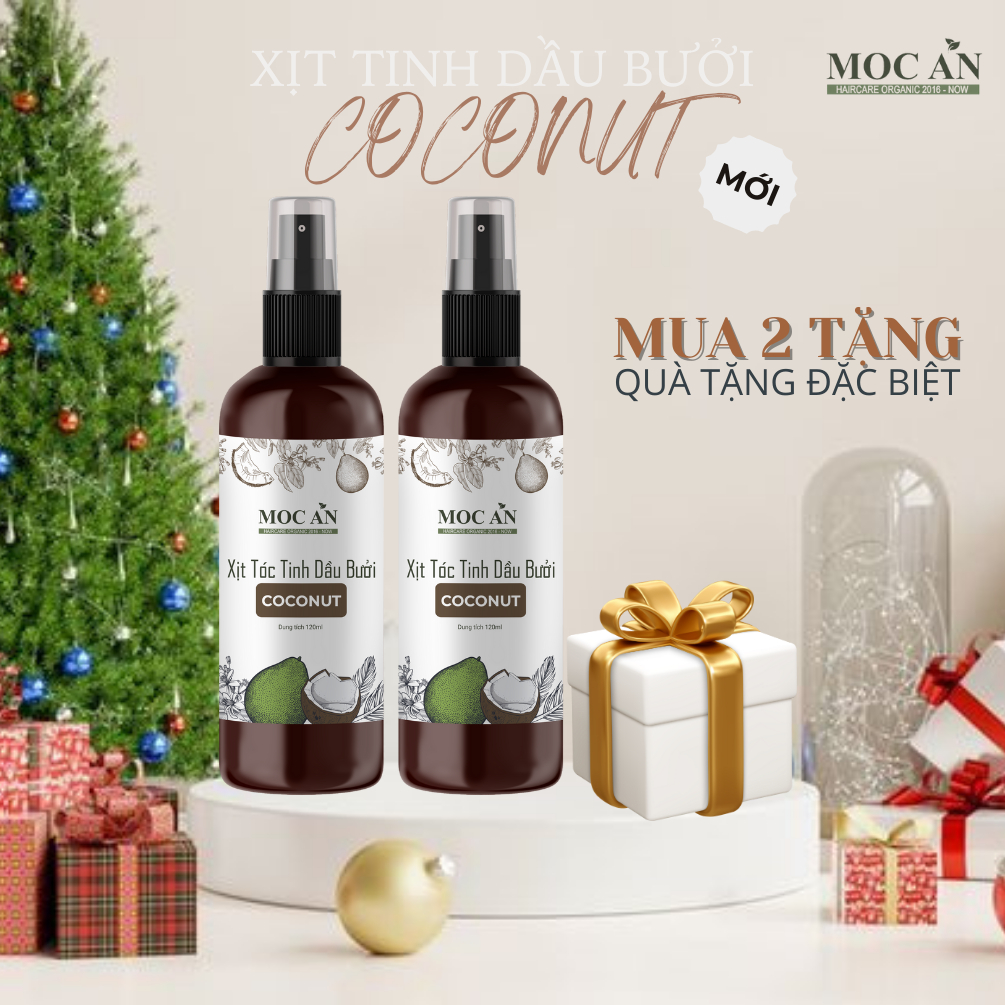 [BCO120] Xịt Bưởi Tinh Dầu Dừa Non [120ML] Mộc Ân Haircare