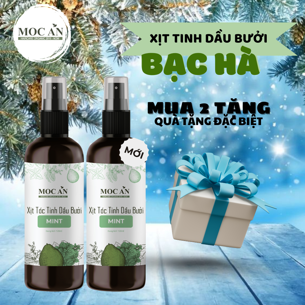 [BMI120] Xịt Bưởi Tinh Dầu Bạc Hà [120ML] Mộc Ân Haircare