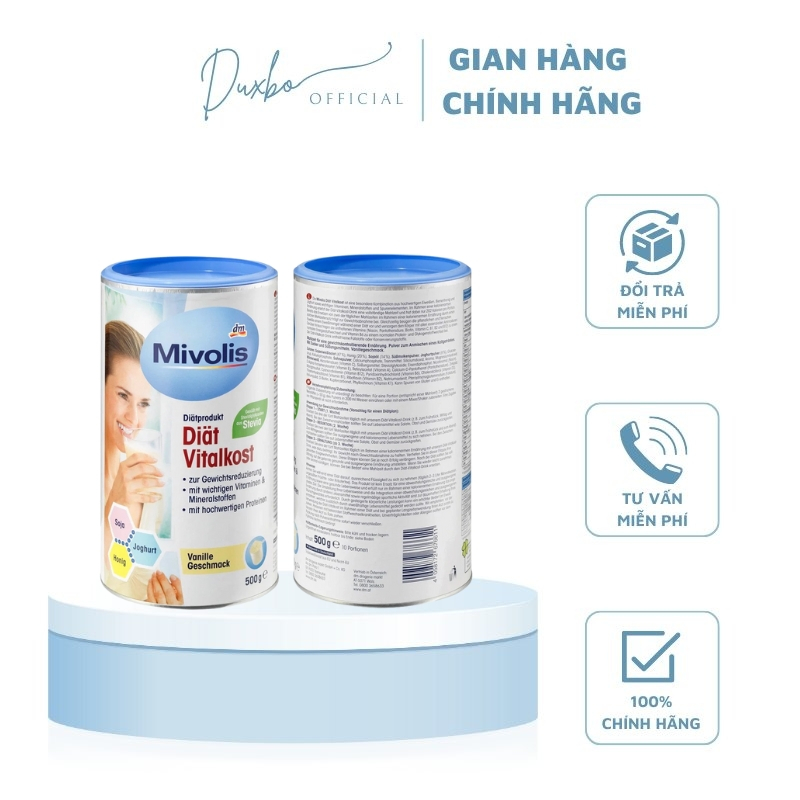 Sữa Thay Thế Bữa Ăn Mivolis Diat Vitalkost 500g Dành Cho Người Ăn Kiêng - DUXBO