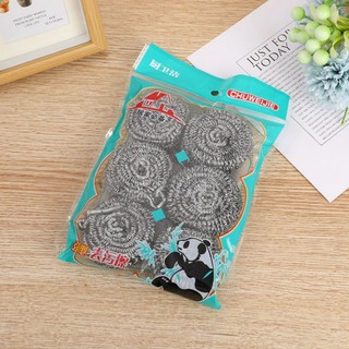 Túi 6 búi sắt cọ xoong nồi bát đĩa