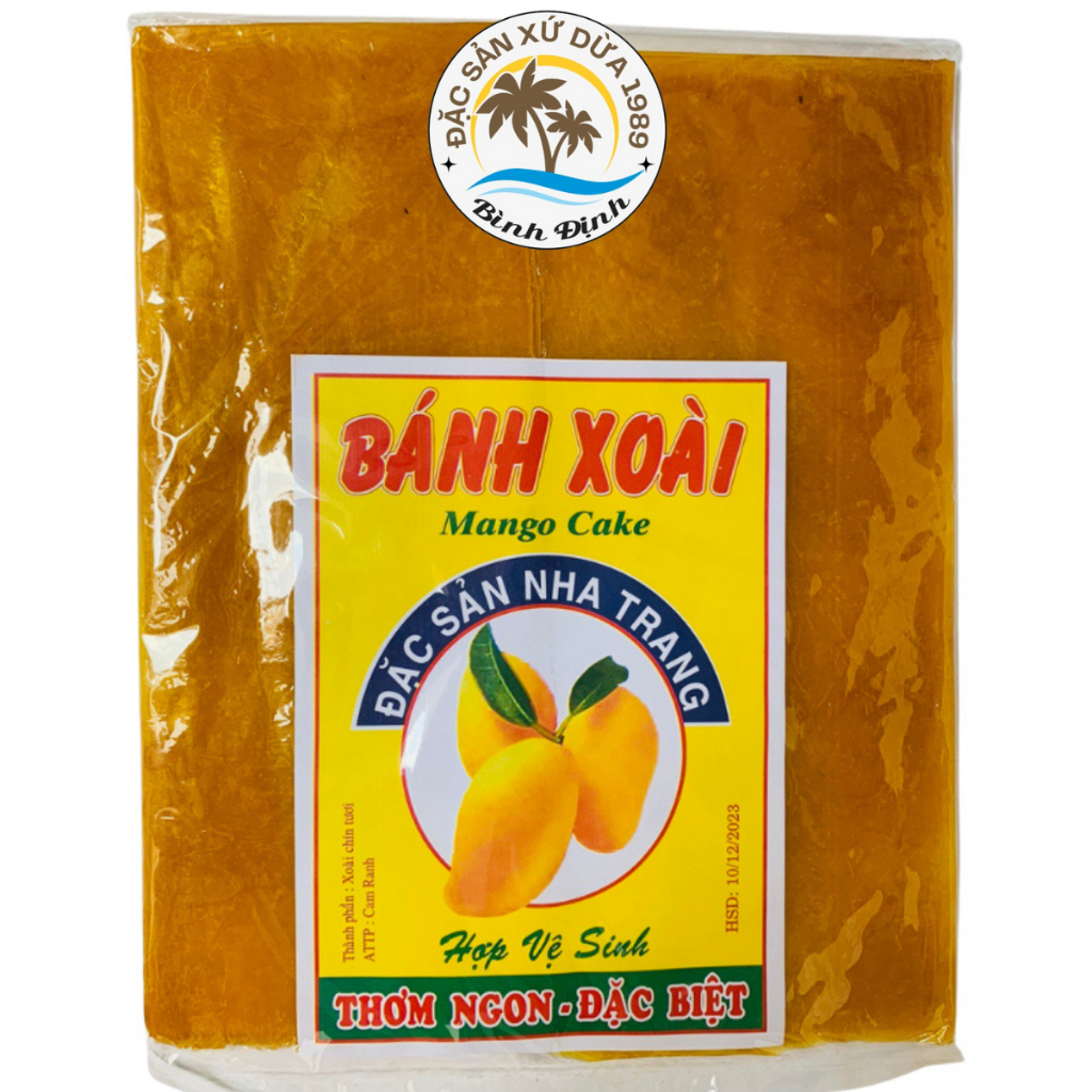Bánh Xoài Nha Trang 500g- Dẻo Loại 1 Chuẩn Vsattp Đặc Sản Nha Trang