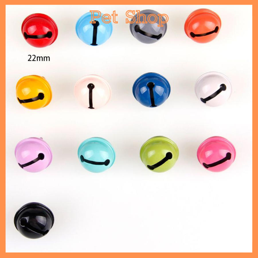 Chuông gắn vòng cổ thú cưng màu sắc ngọt ngào kích cỡ 22mm Tùy Chọn Màu