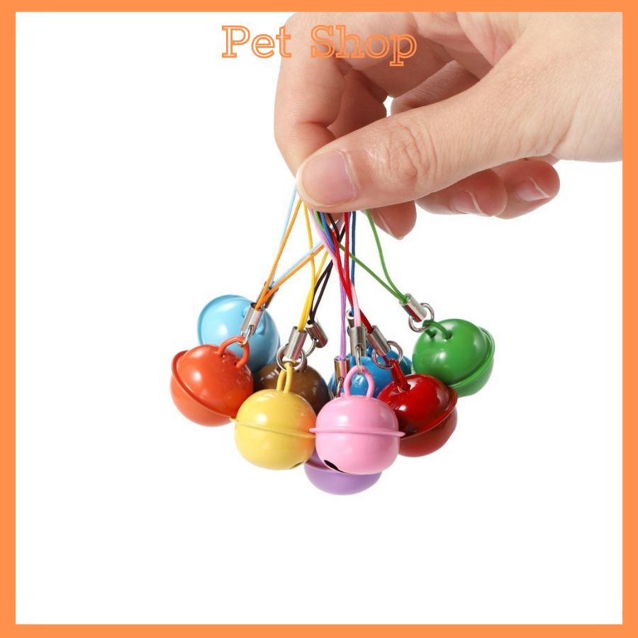 Chuông gắn vòng cổ thú cưng màu sắc ngọt ngào kích cỡ 22mm Tùy Chọn Màu