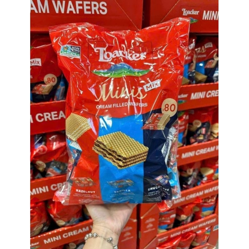 Bánh Xốp Nhân Kem Loacker Minis  800gr