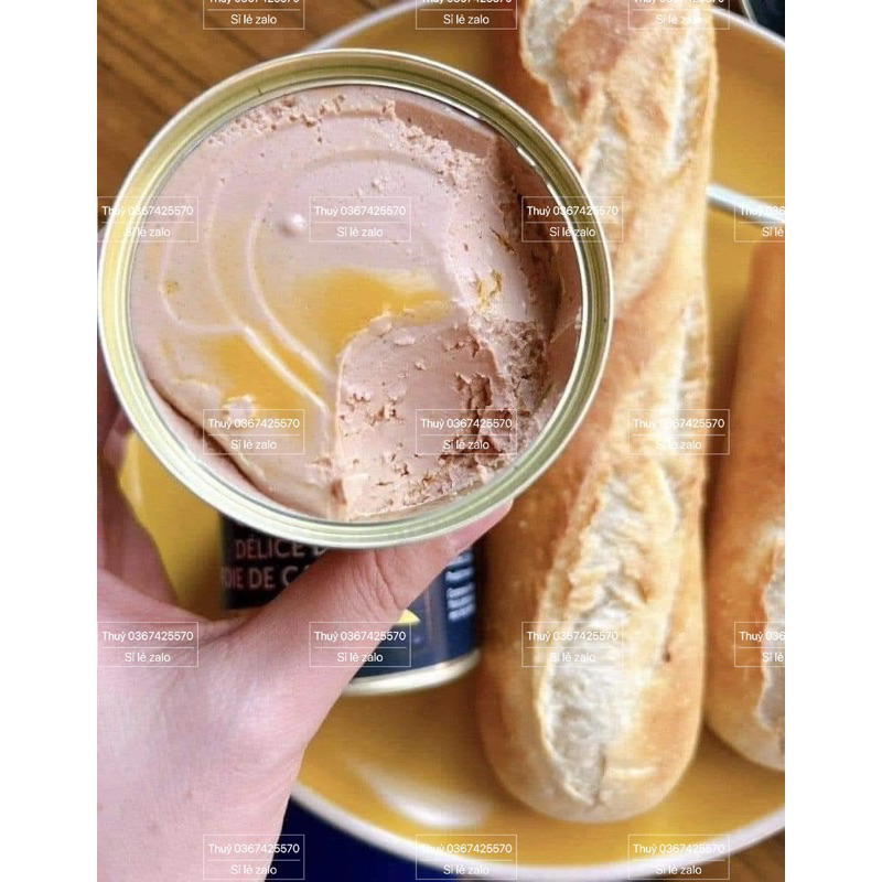 Pate gan ngỗng Pháp Foie Gras Canard - Origine France date 2027