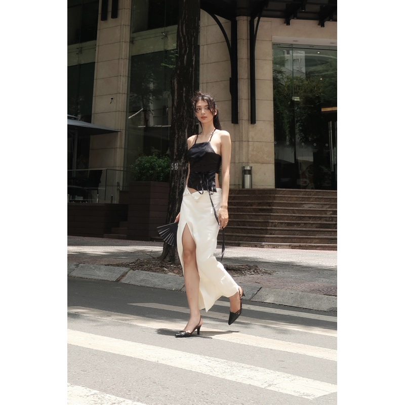 Chân Váy Dài Xẻ Sheath Skirt
