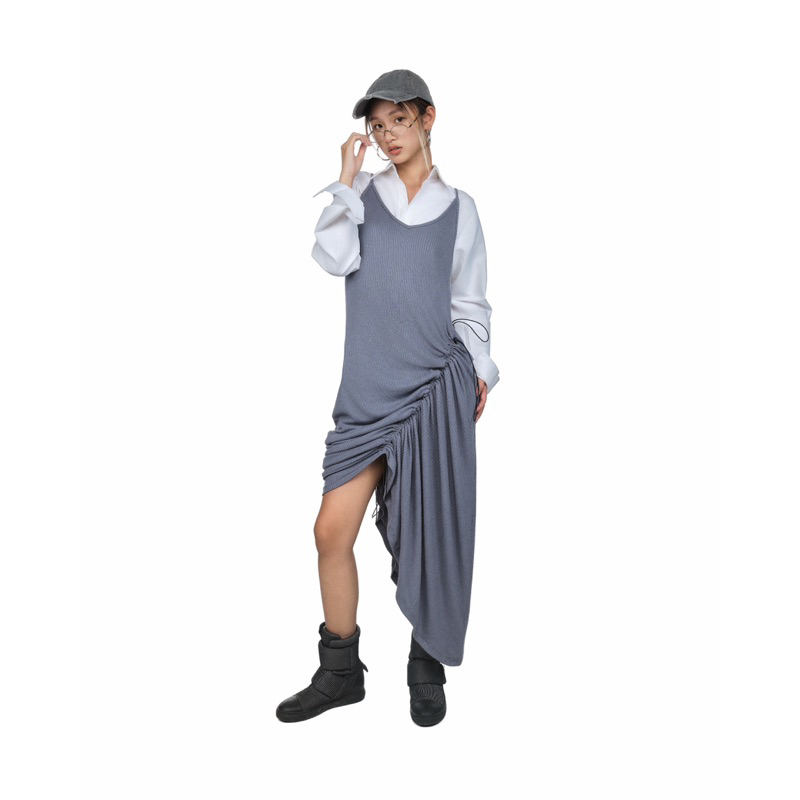 Váy dài rút dây đa dạng cách phối Cuae