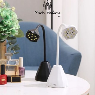 Máy hơ sơn gel tích điện mini hình bông hoa có cảm ứng bật tắt