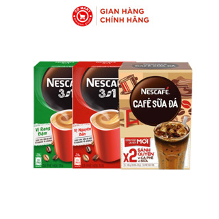 Hộp cà phê hoà tan Nescafe 3in1 340g (18 gói x 17g) bao bì mới
