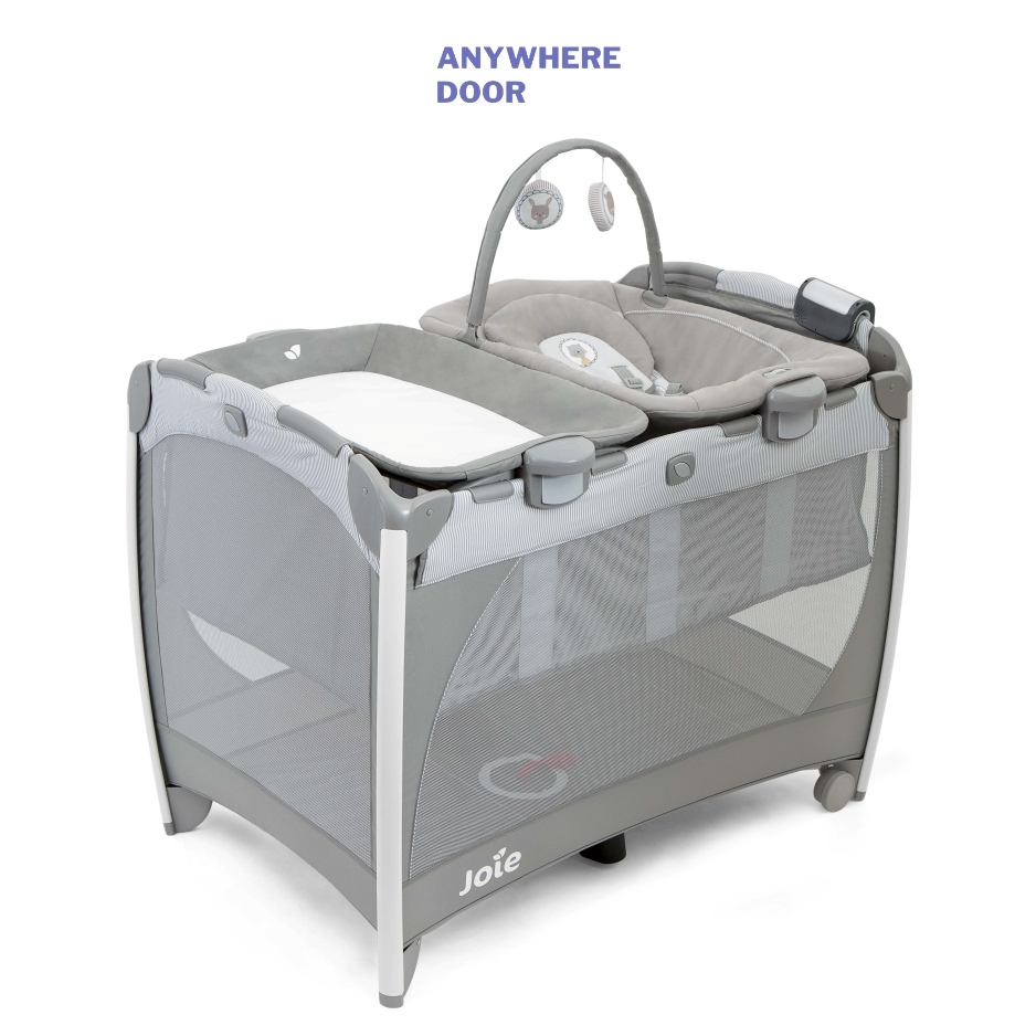 Giường cũi trẻ em Joie Excursion Change & Bounce Portrait
