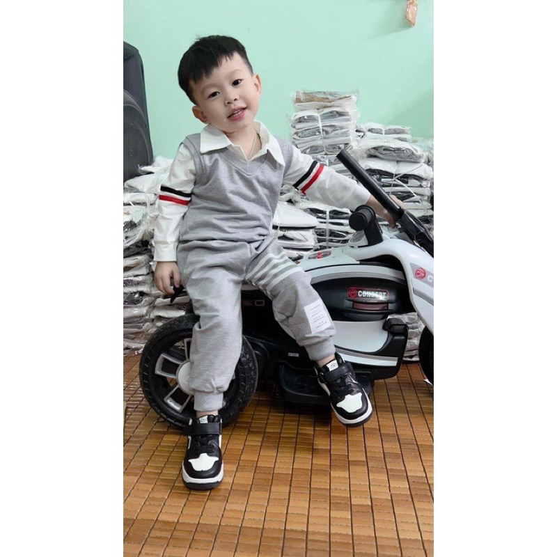 Set bộ công tử dài tay thu đông cho bé trai - Bm_babyshop68