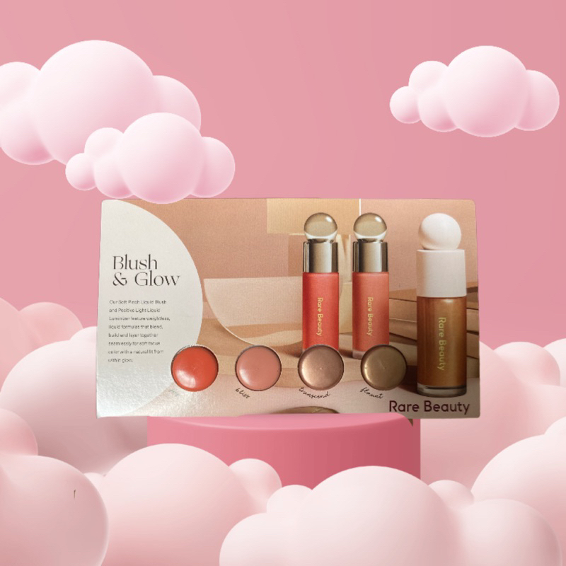 Rare beauty Blush & Glow má hồng + highlight xinh xinh