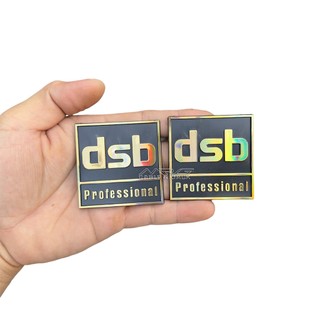 Tem Loa DSB, giá 1 cặp, vuông 5cm.