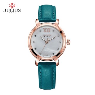Đồng hồ nữ Julius Hàn Quốc JA-945E2 dây da