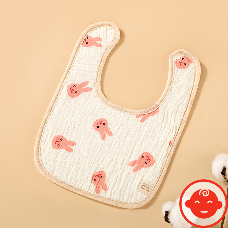 Yếm xô MUSLIN CHỮ U cho bé mềm mại cao cấp Y02