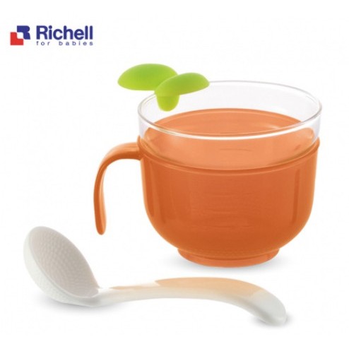 Bộ cốc nấu cháo và cơm nát trong nồi cơm điện Richell Nhật