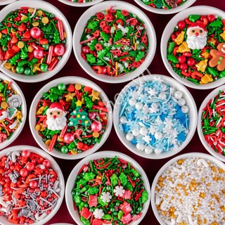 Cốm đường trang trí Giáng sinh (50g)/ Rất nhiều mẫu