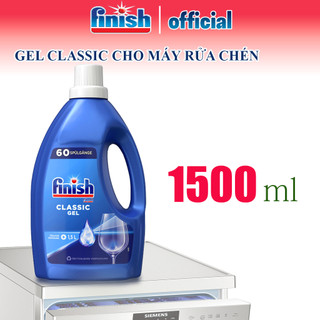 Gel rửa bát finish chai 1500ml/ 1300ml/ 1000ml dùng cho máy rửa bát