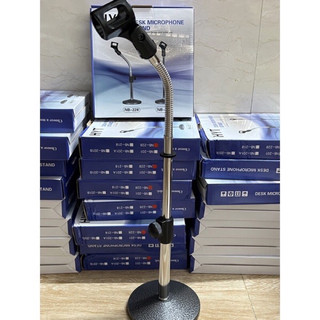 Chân micro để bàn inox siêu xịn đế gang nặng