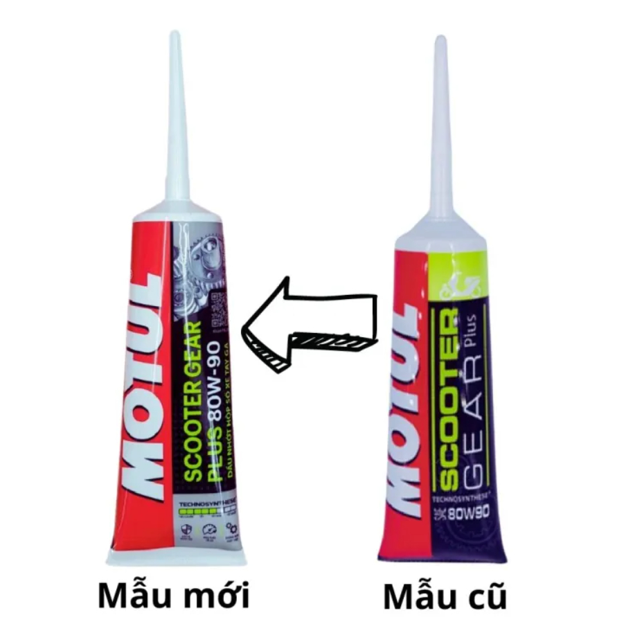 Nhớt hộp số  xe tay ga cao cấp Motul Scooter Gear Plus 120ml NK, dùng cho tất cả dòng xe tay ga Honda, Yamaha