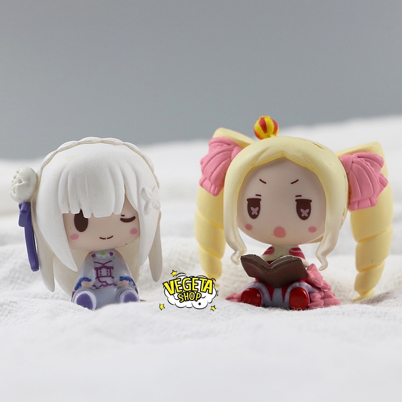 Mô hình Re:zero - Nhân vật Ram Rem Rezero Emilia Frederica Echidna Cosplay mèo - Re:Life in a different world from zero