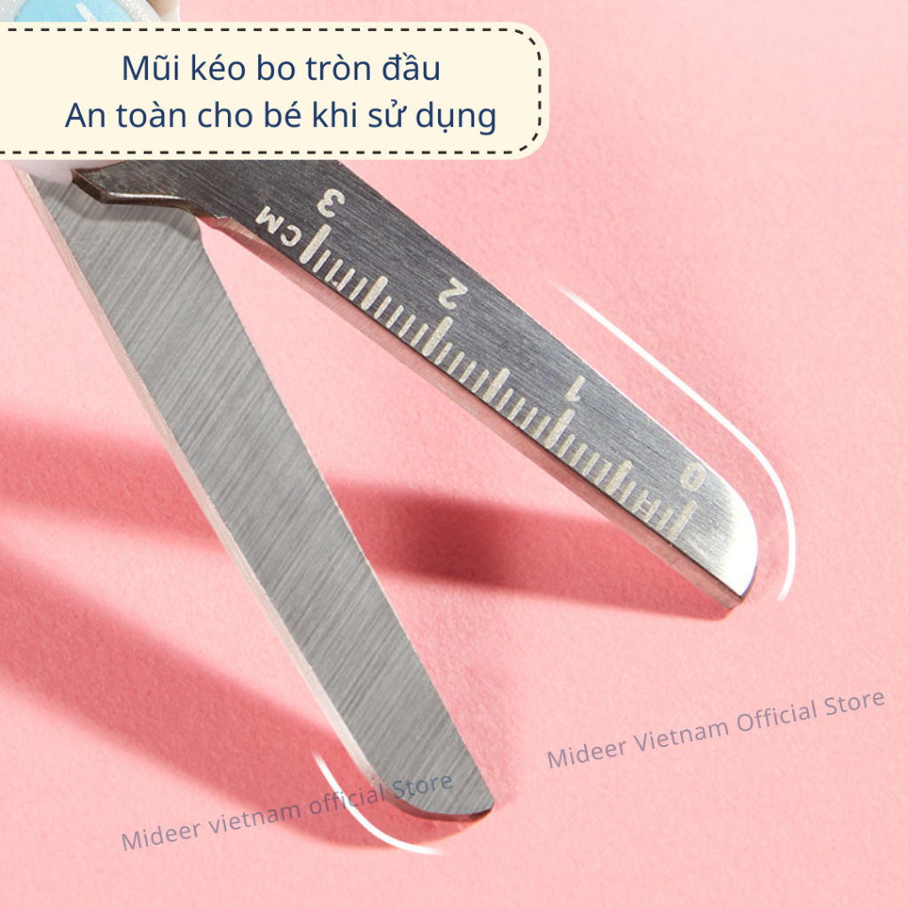 Kéo Thủ Công Cho Bé An Toàn Mideer Craft Scrssors