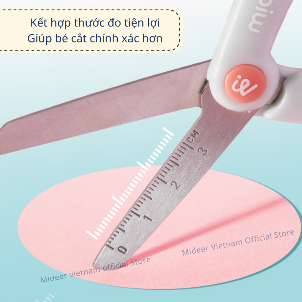 Kéo Thủ Công Cho Bé An Toàn Mideer Craft Scrssors