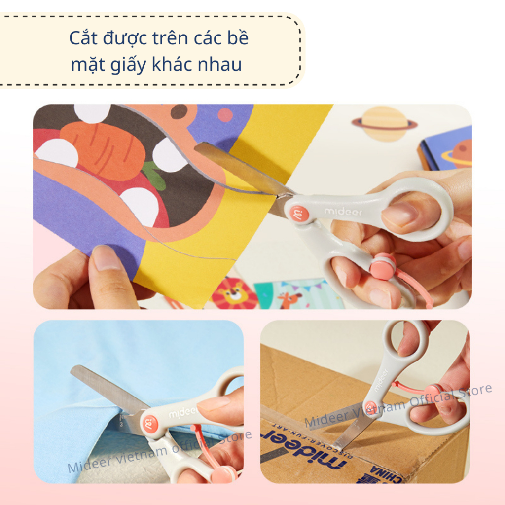 Kéo Thủ Công Cho Bé An Toàn Mideer Craft Scrssors
