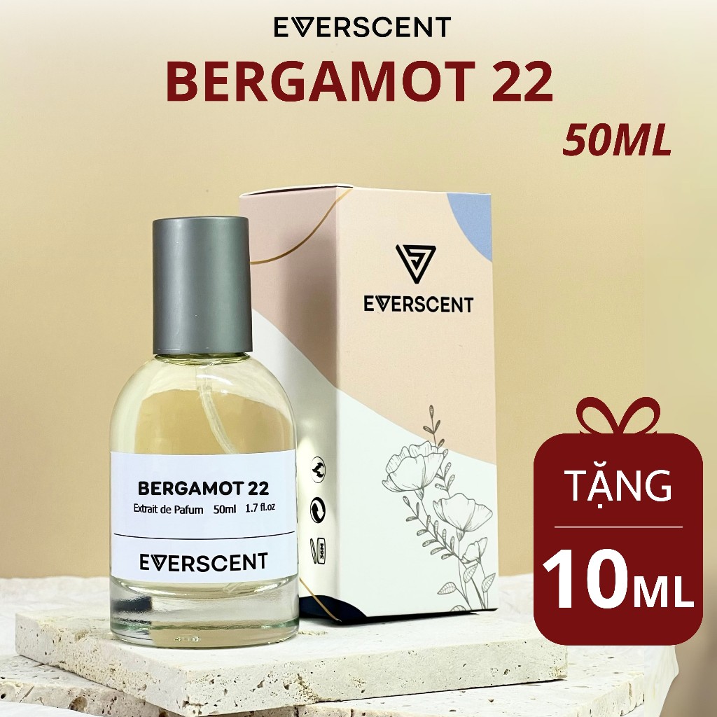 Nước Hoa Thơm Lâu Chính Hãng EVERSCENT Bergamot 22 50ml Local Brand & Adopt 10ml