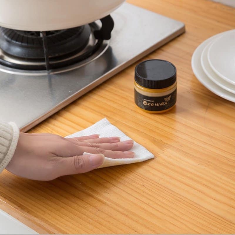 Sáp ong đánh bóng gỗ Beewax , sáp ong tự nhiên đánh bóng làm mới đồ nội thất, giúp đồ gỗ trông y như mới