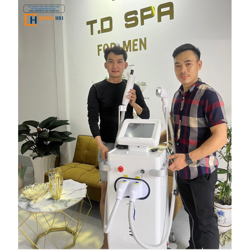Máy triệt lông 2in1 Diode Laser FQ Beauty 808nm