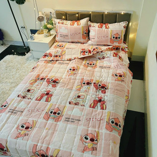 Bộ chăn ga gối trần hè