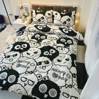 Bộ chăn ga gối trần hè