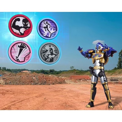 Mô hình Shodo nhân vật Kamen Rider Ex-aid, Kamen Rider Build cao 10CM Bandai