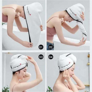 Khăn Quấn Tóc/ Khăn Ủ Tóc Sau Khi Gội Siêu Thấm Hút (HD96)