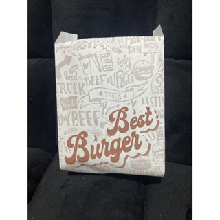 Túi đựng bánh mì Hamburger màu Nâu 100 cái