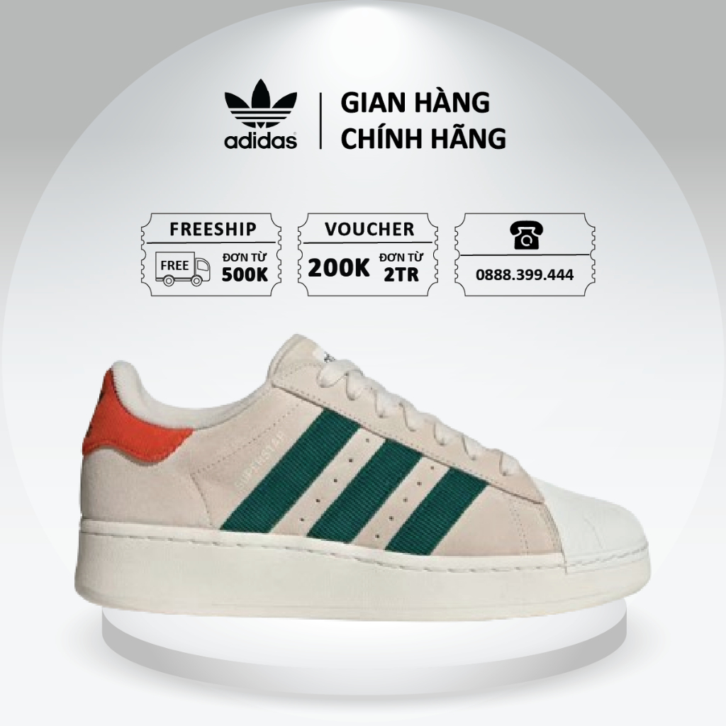 Giày Adidas Superstar Bonega XLG 'Beige Green' ID8378