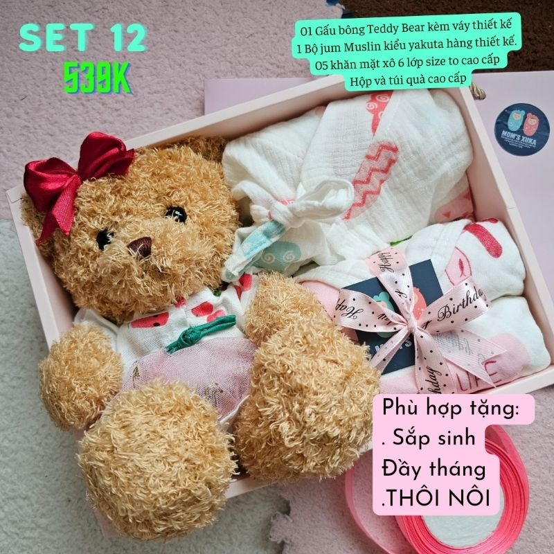 Set quà tặng đầy tháng, Thôi nôi, Sắp sinh