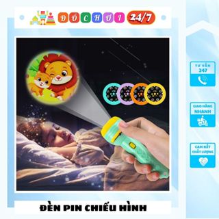  Đèn pin chiếu 80 hình ảnh nhiều chủ đề cho bé - Đồ chơi thông minh - Đồ chơi giáo dục 
